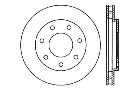 StopTech Premium Cryostop Rotor; Front
