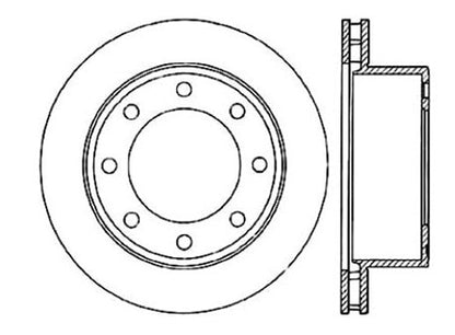 StopTech Premium Cryostop Rotor; Rear