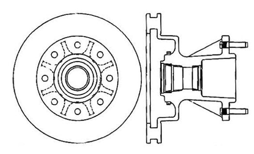 StopTech Premium Cryostop Rotor; Front