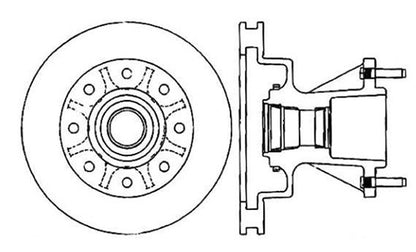 StopTech Premium Cryostop Rotor; Front