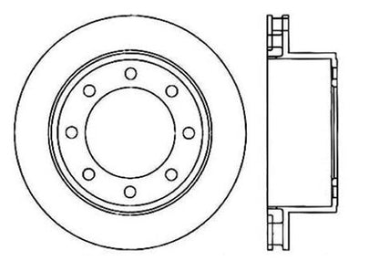 StopTech Premium Cryostop Rotor; Rear