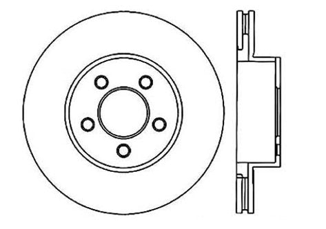 StopTech Premium Cryostop Rotor; Front