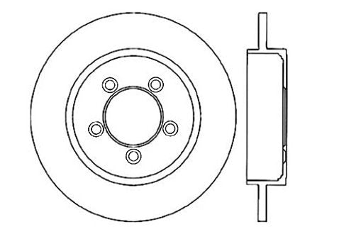 StopTech Premium Cryostop Rotor; Rear