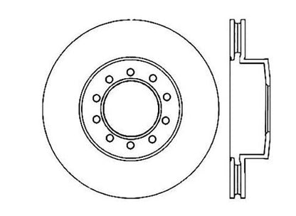 StopTech Premium Cryostop Rotor; Rear