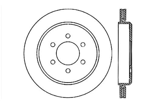 StopTech Premium Cryostop Rotor; Rear