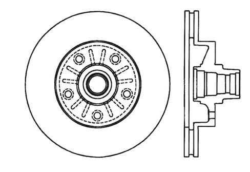 StopTech Premium Cryostop Rotor; Front