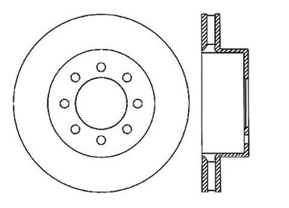 StopTech  Premium Cryostop Rotor; Front