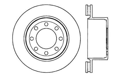 StopTech Premium Cryostop Rotor; Rear