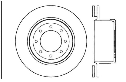 StopTech Premium Cryostop Rotor; Rear