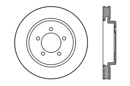 StopTech Premium Cryostop Rotor; Front