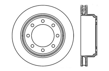 StopTech Premium Cryostop Rotor; Rear