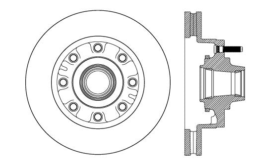 StopTech Premium Cryostop Rotor; Front