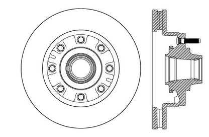 StopTech Premium Cryostop Rotor; Front