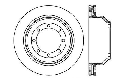 StopTech Premium Cryostop Rotor; Rear