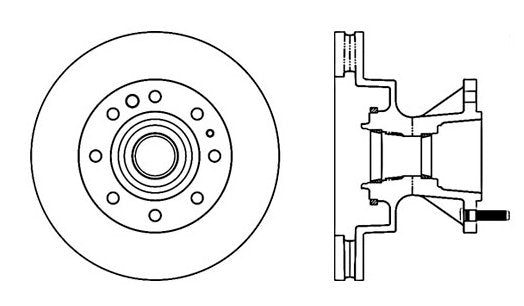 StopTech Premium Cryostop Rotor; Front