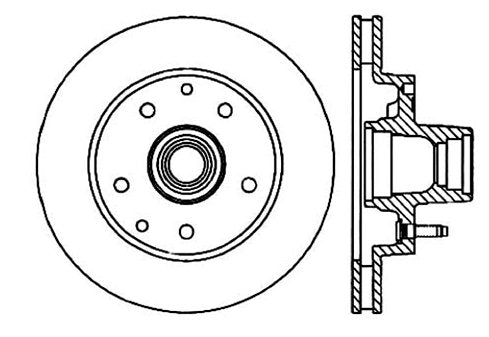 StopTech Premium Cryostop Rotor; Front