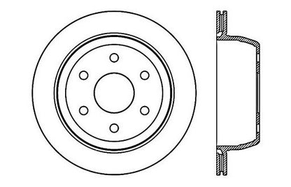StopTech  Premium Cryostop Rotor; Rear