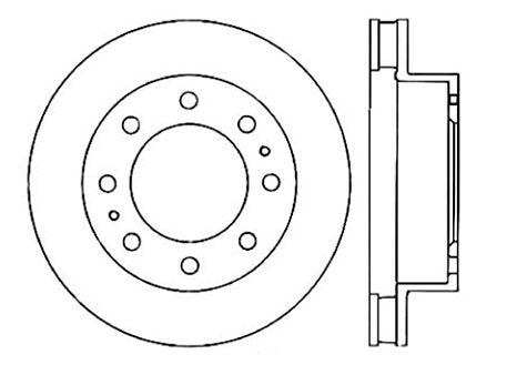 StopTech Premium Cryostop Rotor; Front