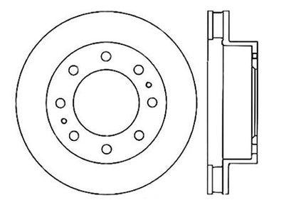 StopTech Premium Cryostop Rotor; Front