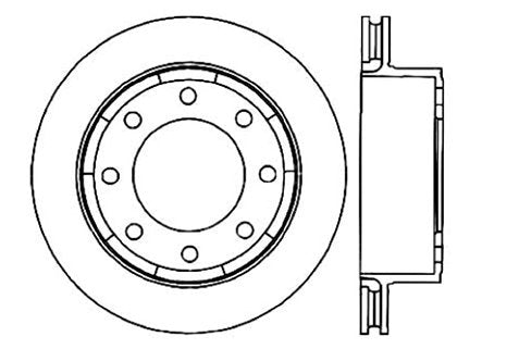 StopTech Premium Cryostop Rotor; Rear