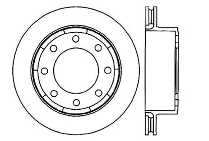 StopTech Premium Cryostop Rotor; Rear