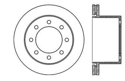 StopTech Premium Cryostop Rotor; Rear
