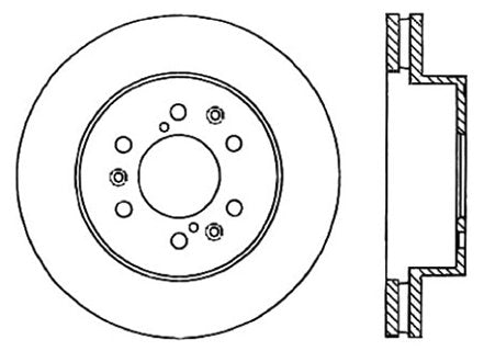 StopTech Premium Cryostop Rotor; Front