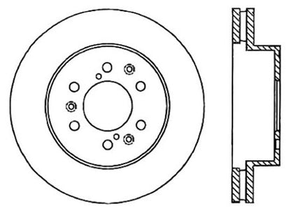 StopTech Premium Cryostop Rotor; Front