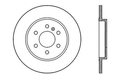 StopTech Premium Cryostop Rotor; Rear