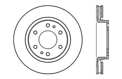 StopTech Premium Cryostop Rotor; Front