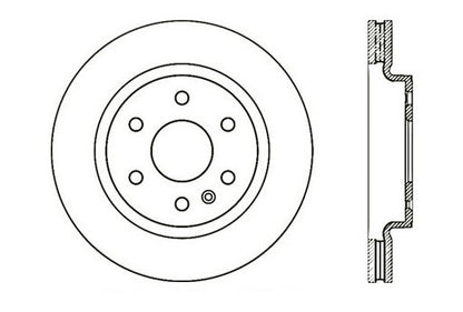 StopTech Premium Cryostop Rotor; Front