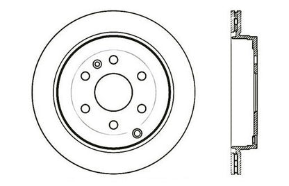 StopTech Premium Cryostop Rotor; Rear