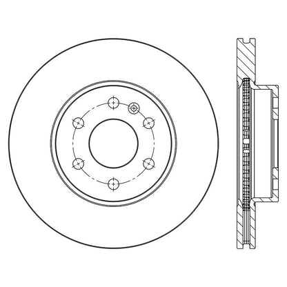 Centric Parts Disc Brake Rotor Premium with E-Coat for 2015-2020 Chevrolet Colorado GMC Canyon 120.66078