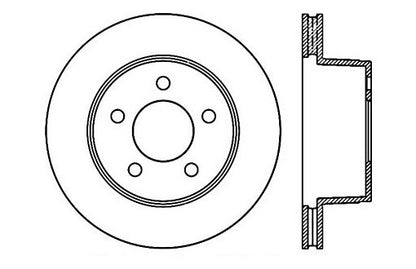 StopTech Premium Cryostop Rotor; Front