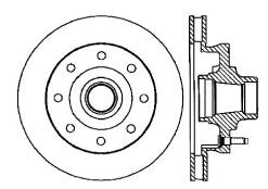 StopTech Premium Cryostop Rotor; Front