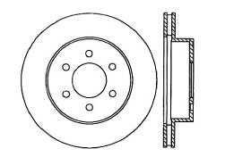 StopTech Premium Cryostop Rotor; Front