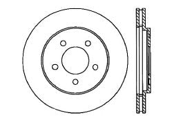 StopTech  Premium Cryostop Rotor; Front