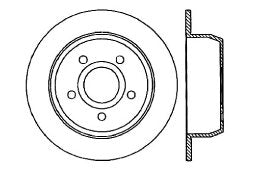 StopTech  Premium Cryostop Rotor; Rear
