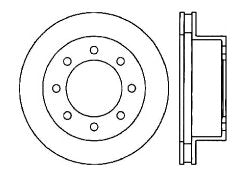 StopTech Premium Cryostop Rotor; Front