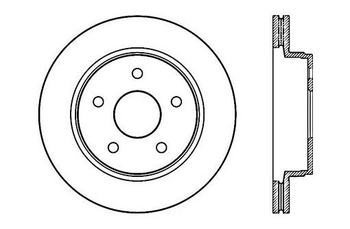 StopTech Premium Cryostop Rotor; Front