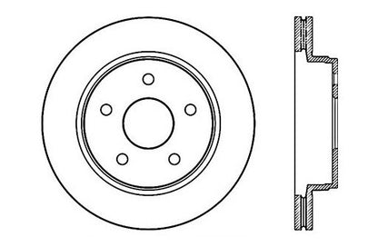 StopTech Premium Cryostop Rotor; Front