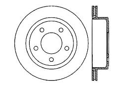 StopTech Premium Cryostop Rotor; Rear