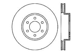 StopTech Premium Cryostop Rotor; Front