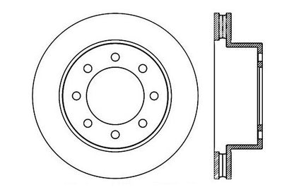StopTech Premium Cryostop Rotor; Front