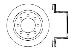 StopTech  Premium Cryostop Rotor; Rear