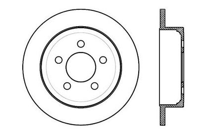 StopTech Premium Cryostop Rotor; Rear