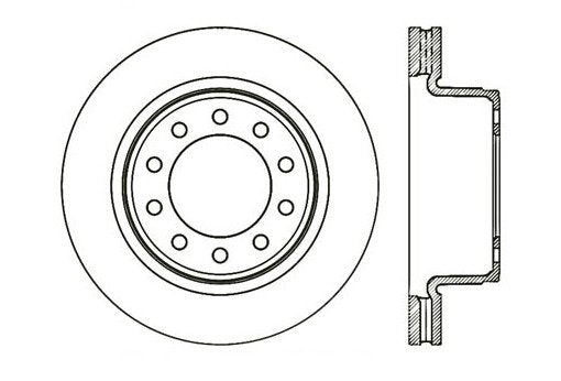 StopTech Premium Cryostop Rotor; Front