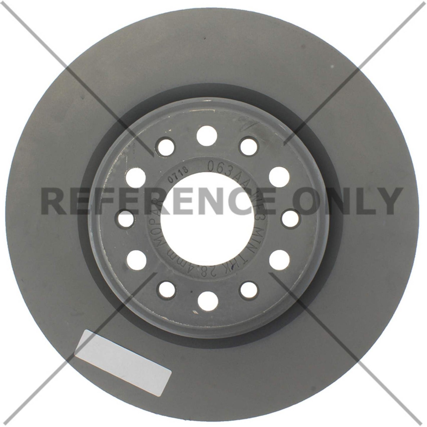 Centric Parts Disc Brake Rotor Premium with E-Coat for 2019-2022 Ram 1500 120.67082