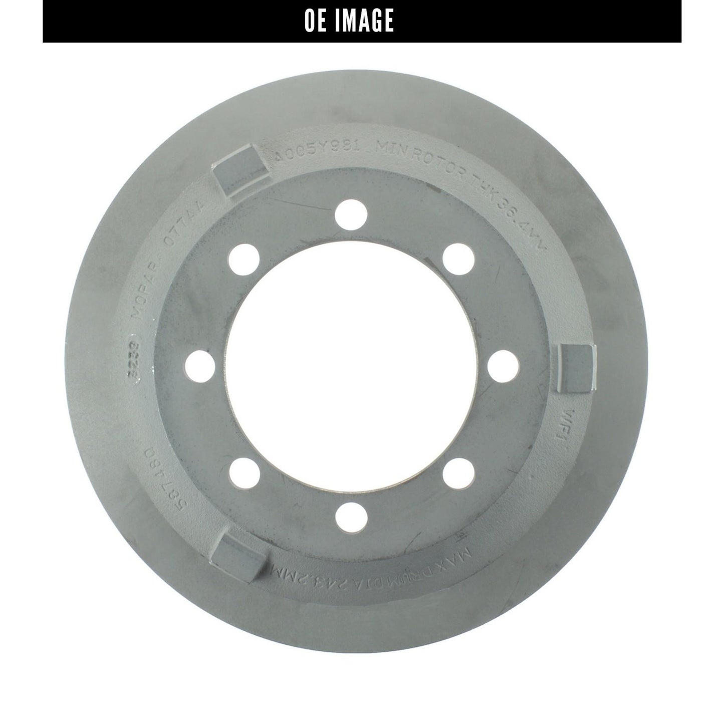 Centric Parts Disc Brake Rotor Premium with Anti-corrosive paint for 2019-2020 Ram 3500 120.67085