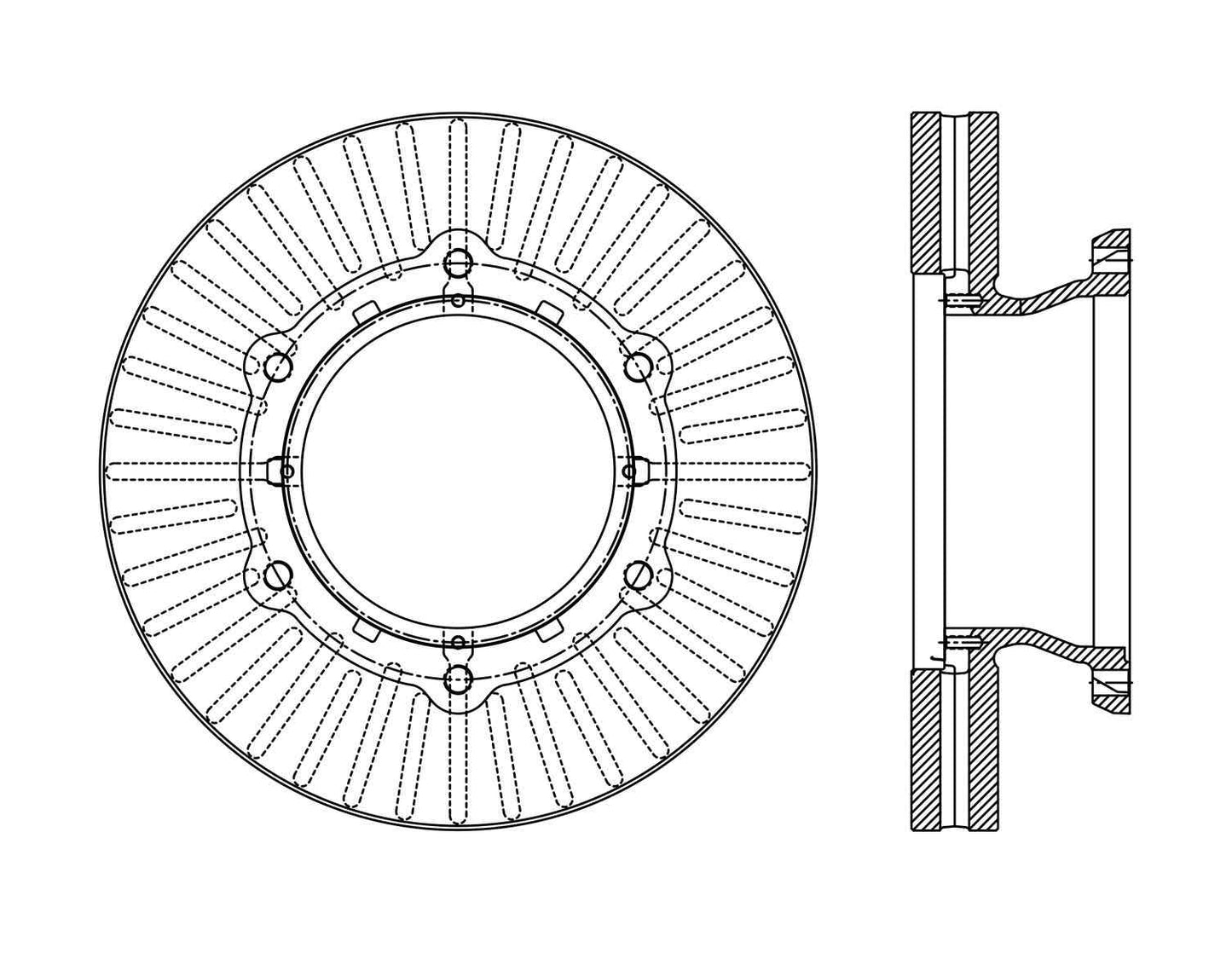 Centric Parts Premium Brake Rotor 120.75007